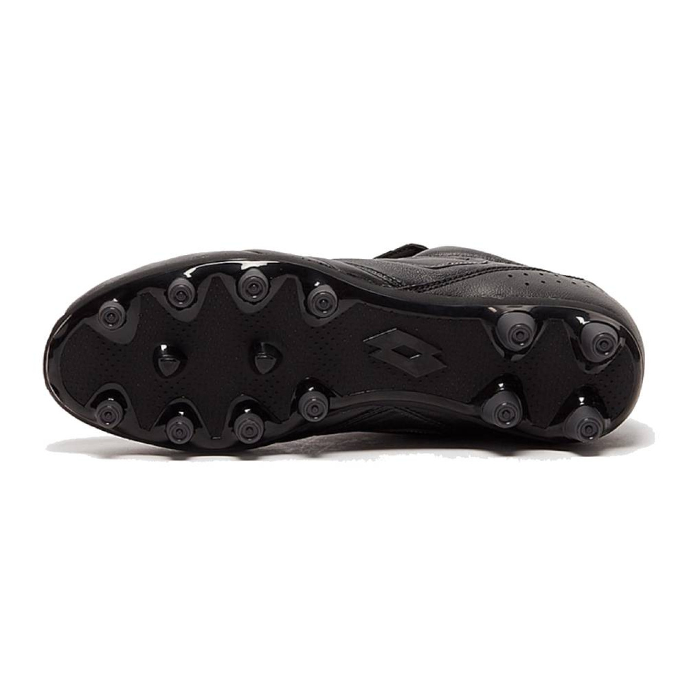 Lotto Stadio 200 Gras Voetbalschoenen (FG) Zwart