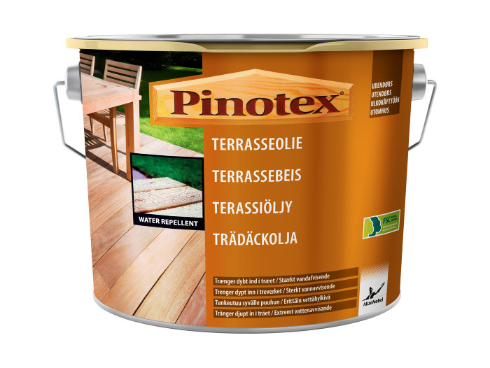 Pinotex terrasseolie klar pine 5 liter