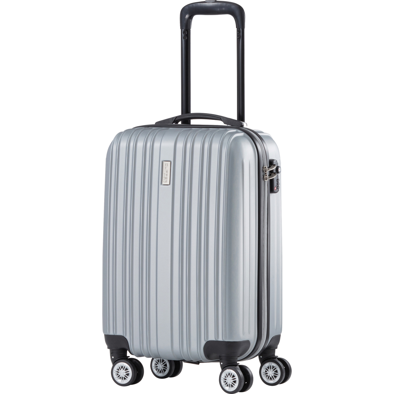 Koffer Genf S 54x36x22cm ABS silber