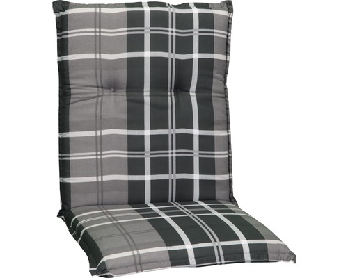 Kussen voor lage rugleuning 98x47 cm geruit