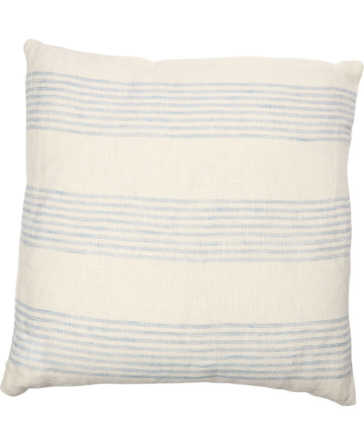Magasin du Nord Collection STRIPE/LYSEBLÅ, PYNTEPUDE 48x48 CM Blå