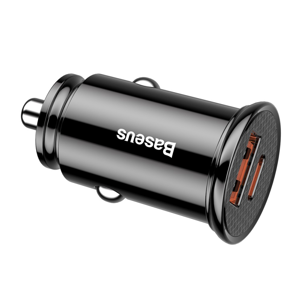 (30W) USB A / USB C Auto KFZ Ladegerät PD 3.0 / QC 3.0 - Schwarz