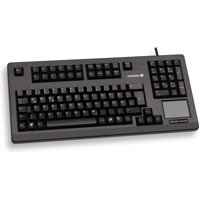 CHERRY TouchBoard G80-11900 Clavier mécanique filaire, touchpad, noir, USB, AZERTY - FR