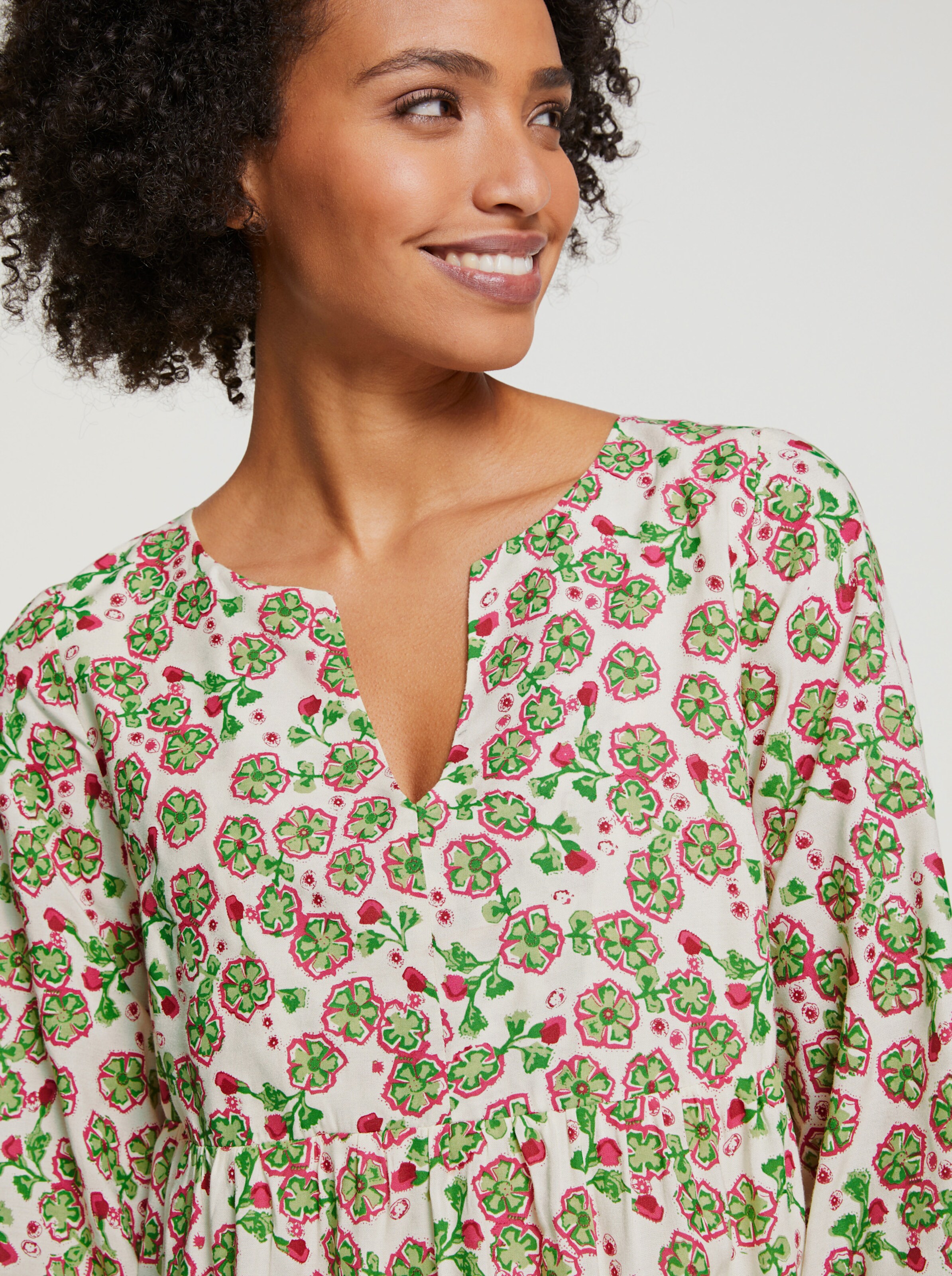 Druck-Kleid