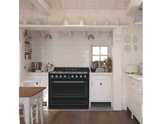 SMEG - Piano de cuisson TR90GMBL
