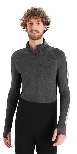 ICEBREAKER - T-SHIRT T-SHIRT ML DEMI ZIP ZONEKNIT 260 M
