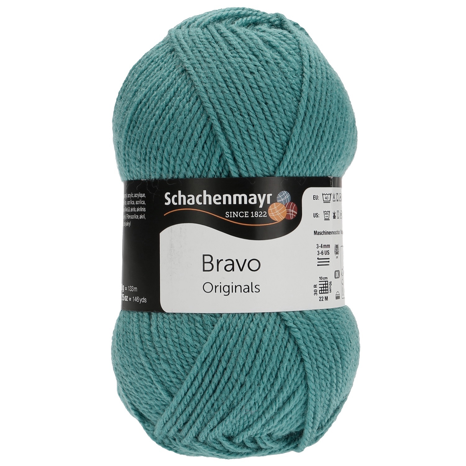 Handstrickgarn BRAVO - aqua - 50g