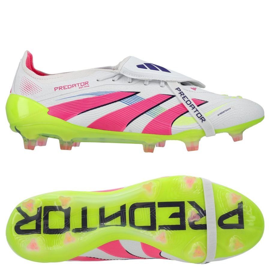 adidas Predator Elite Fold-over Tongue FG Celestial Victory - Blanc/Lucid Pink/Lucid Lemon