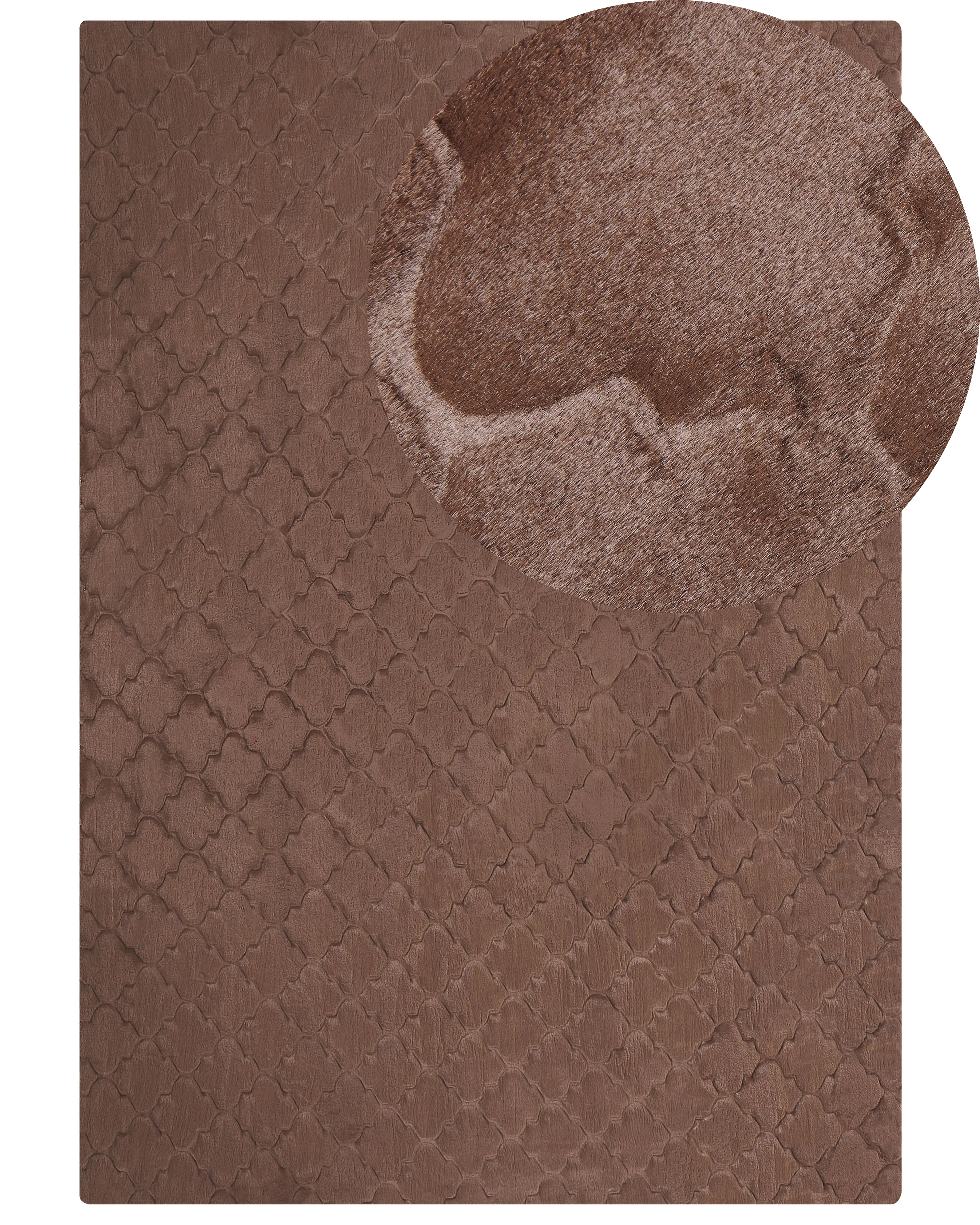 Kunstbontkleed GHARO Bruin 160 x 230 cm