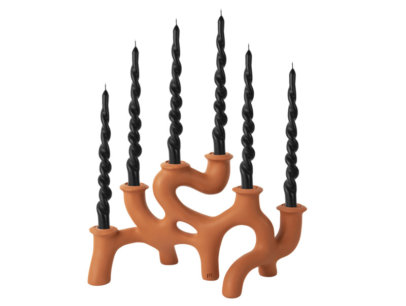 Candle Holder Swirls Large
