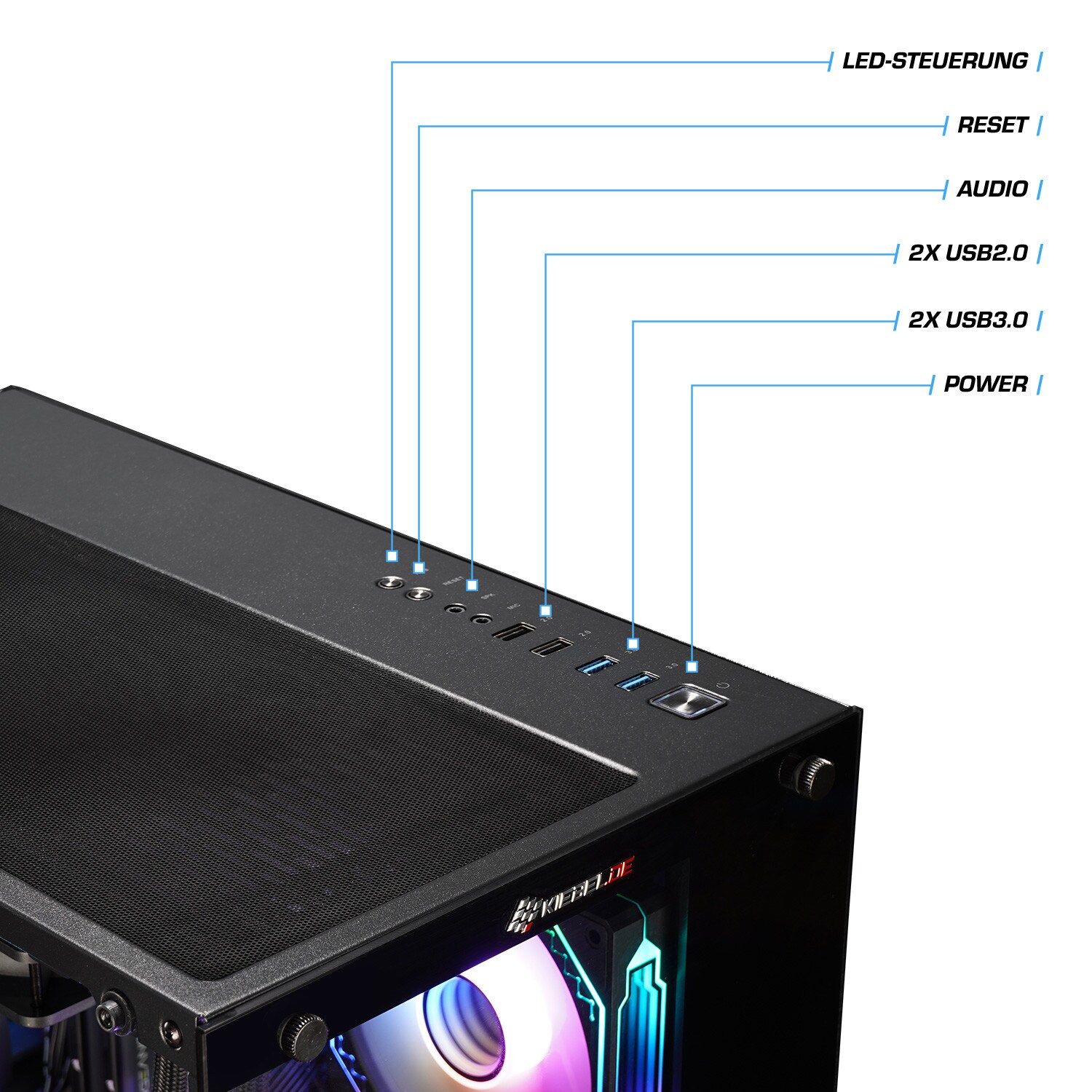 PC Panorama IC4D AMD Ryzen 7 5700G, 32GB DDR4, AMD Vega Grafik, 1TB SSD, Windows 11