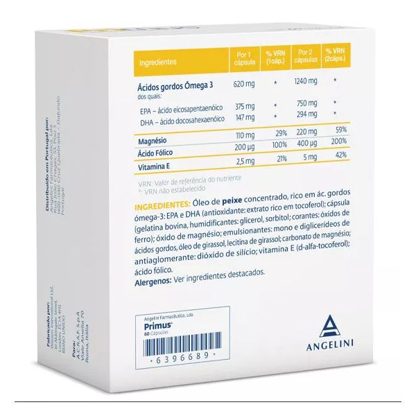 Angelini Primus 60 Cápsulas