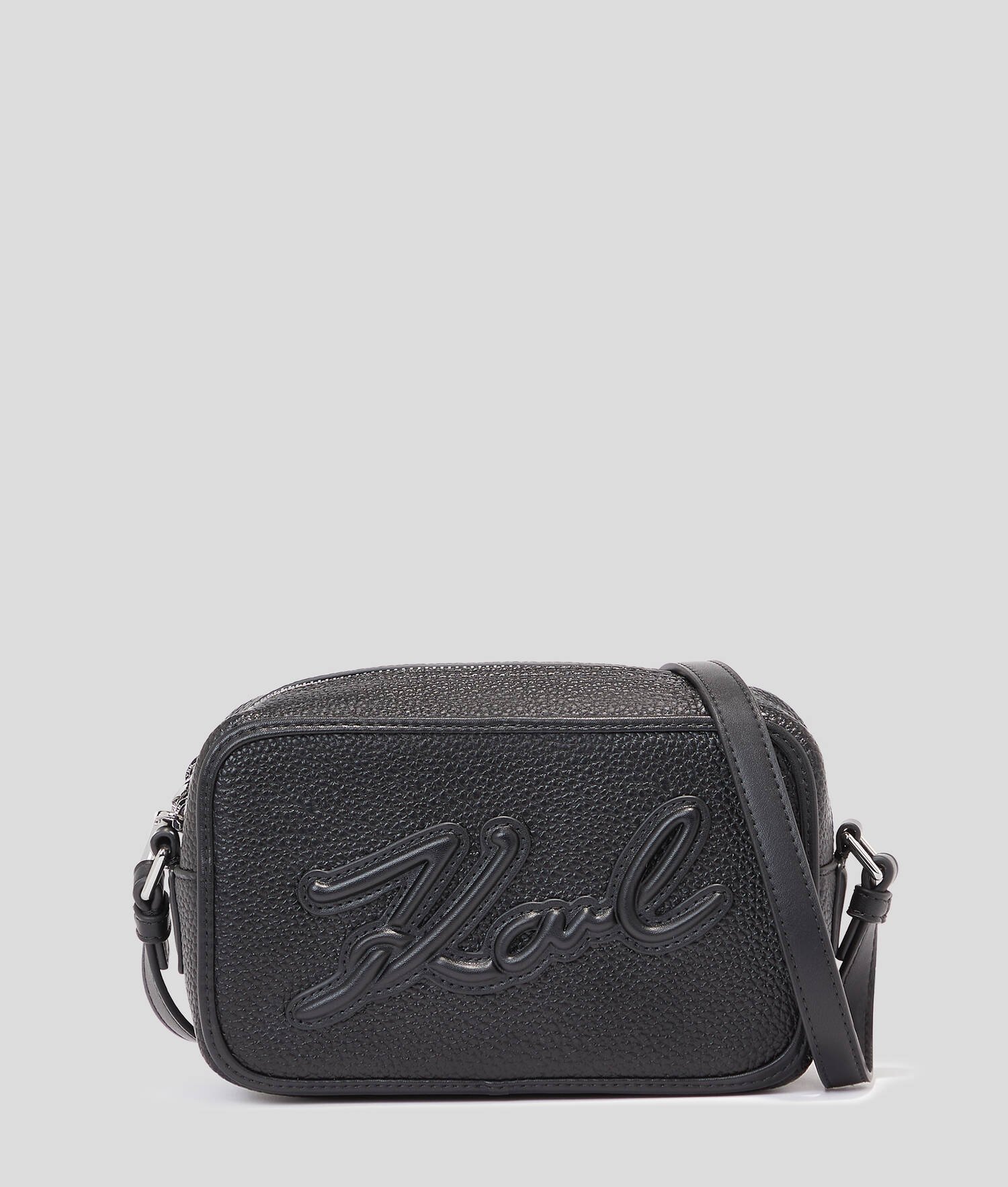 SAC CAMÉRA EN CUIR GRAINÉ K/SKUARE