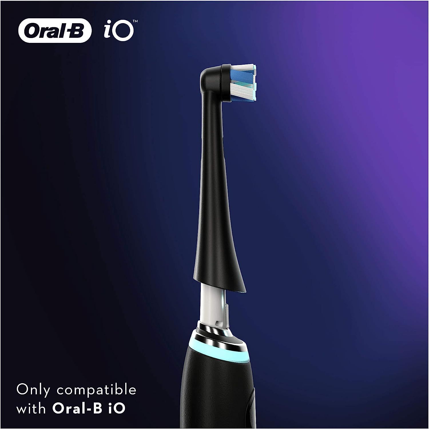 Oral-B iO Ultimative Reinigung Aufsteckbürsten für elektrische Zahnbürste, 4 Stück