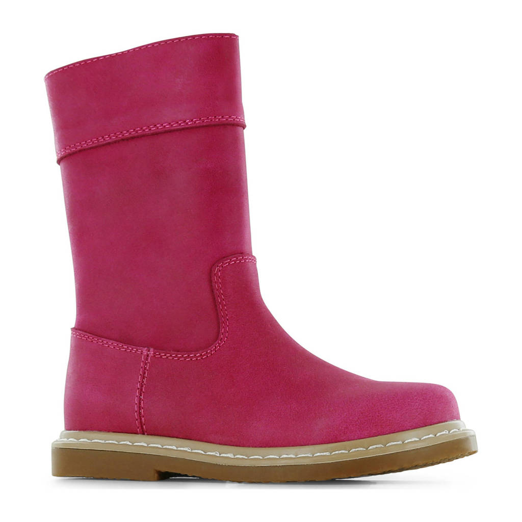Shoesme leren laarzen fuchsia