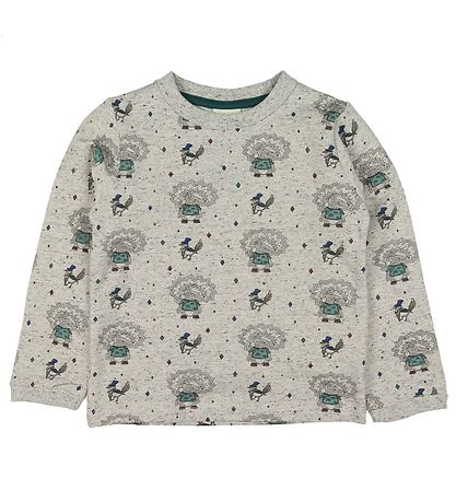 En Fant Sweatshirt - Grau m. Print