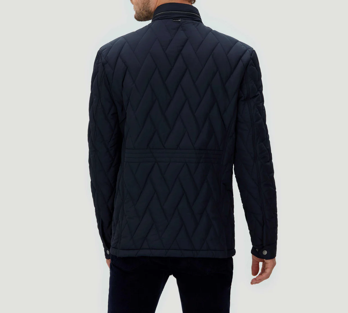 Parka légère matelassée marine 