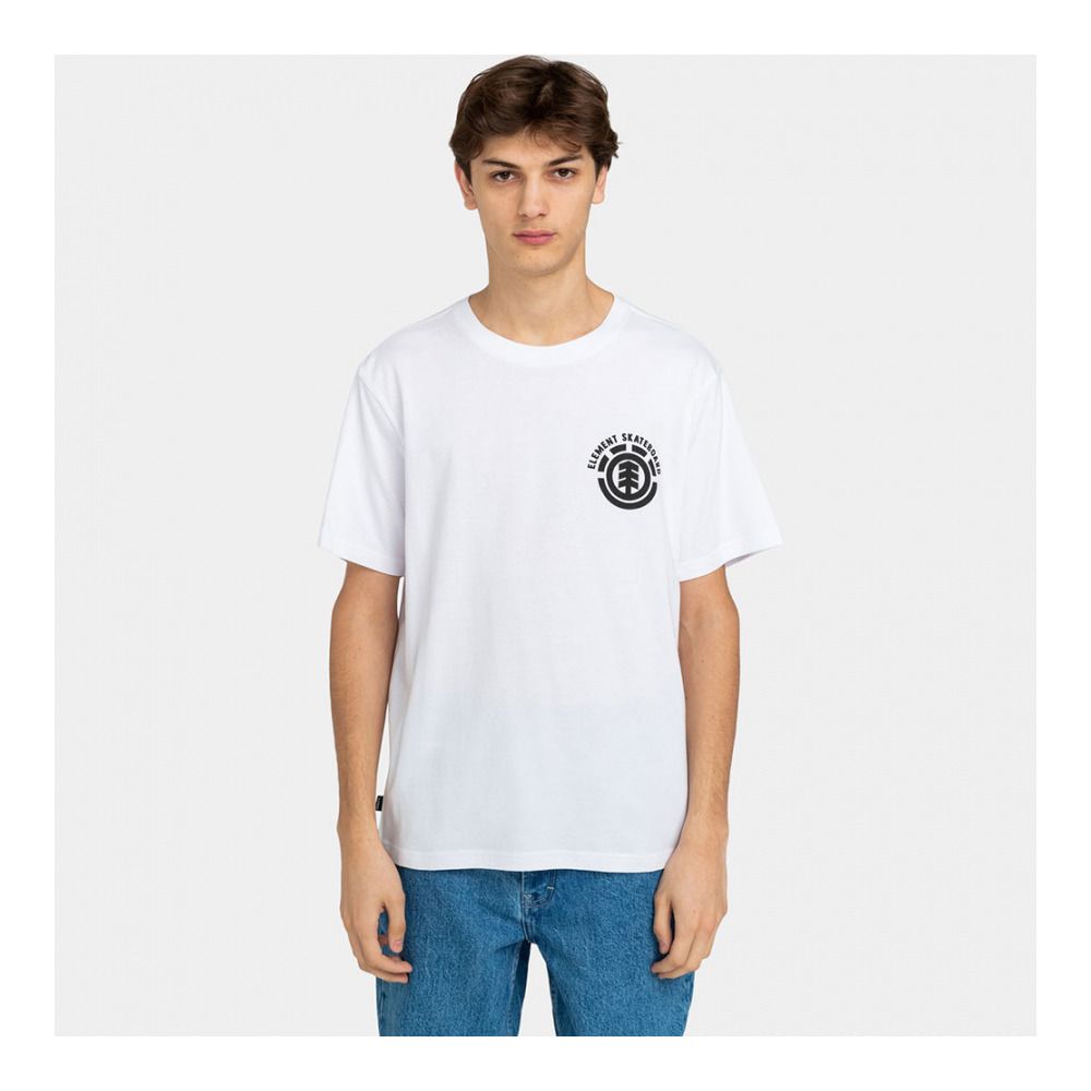 Element GREAT OUTDOOR - Tee-shirt Homme optic white