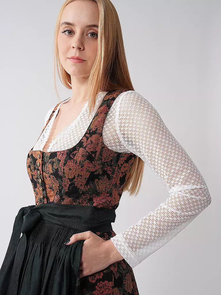 GOTTSEIDANK Dirndl ANNABELL 80cm schwarz