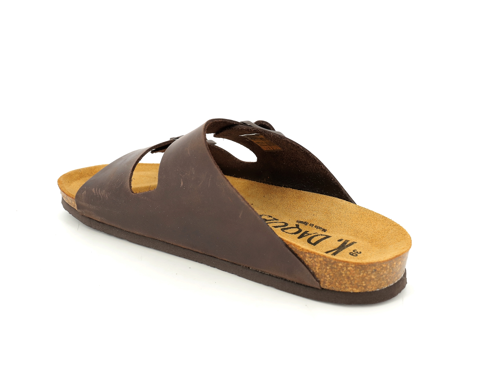 K. daques-PORTBOU Cuir Marron Fonce