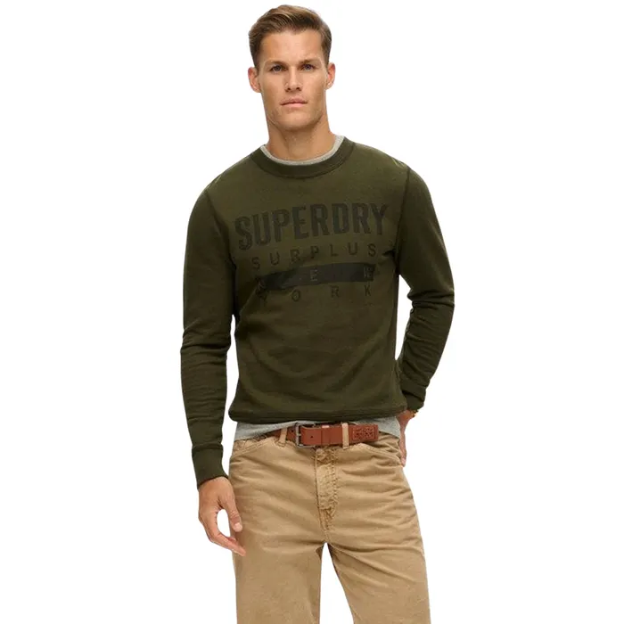 Superdry Surplus Graphic Crew Sweater Heren