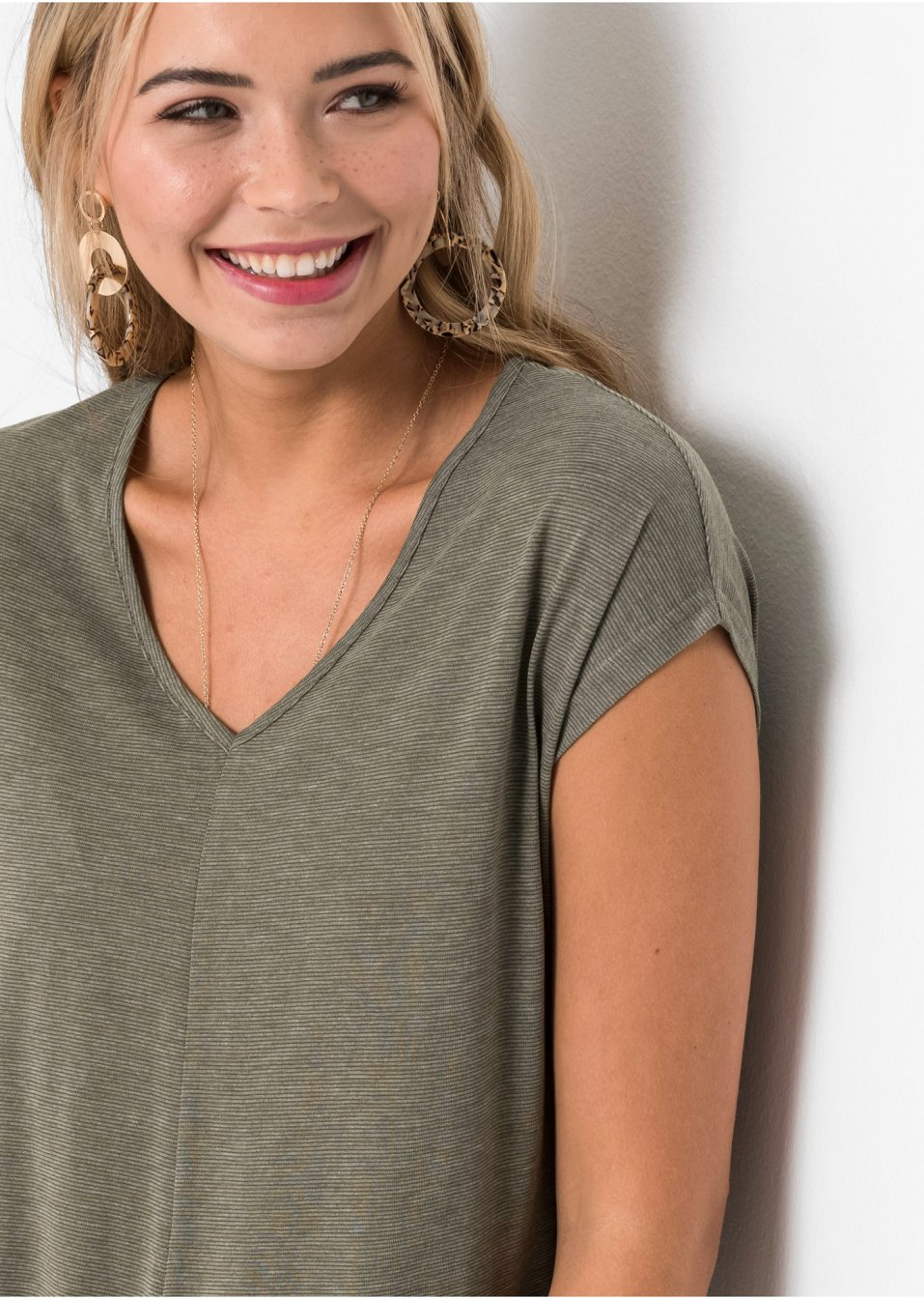 T-shirt avec effet noué