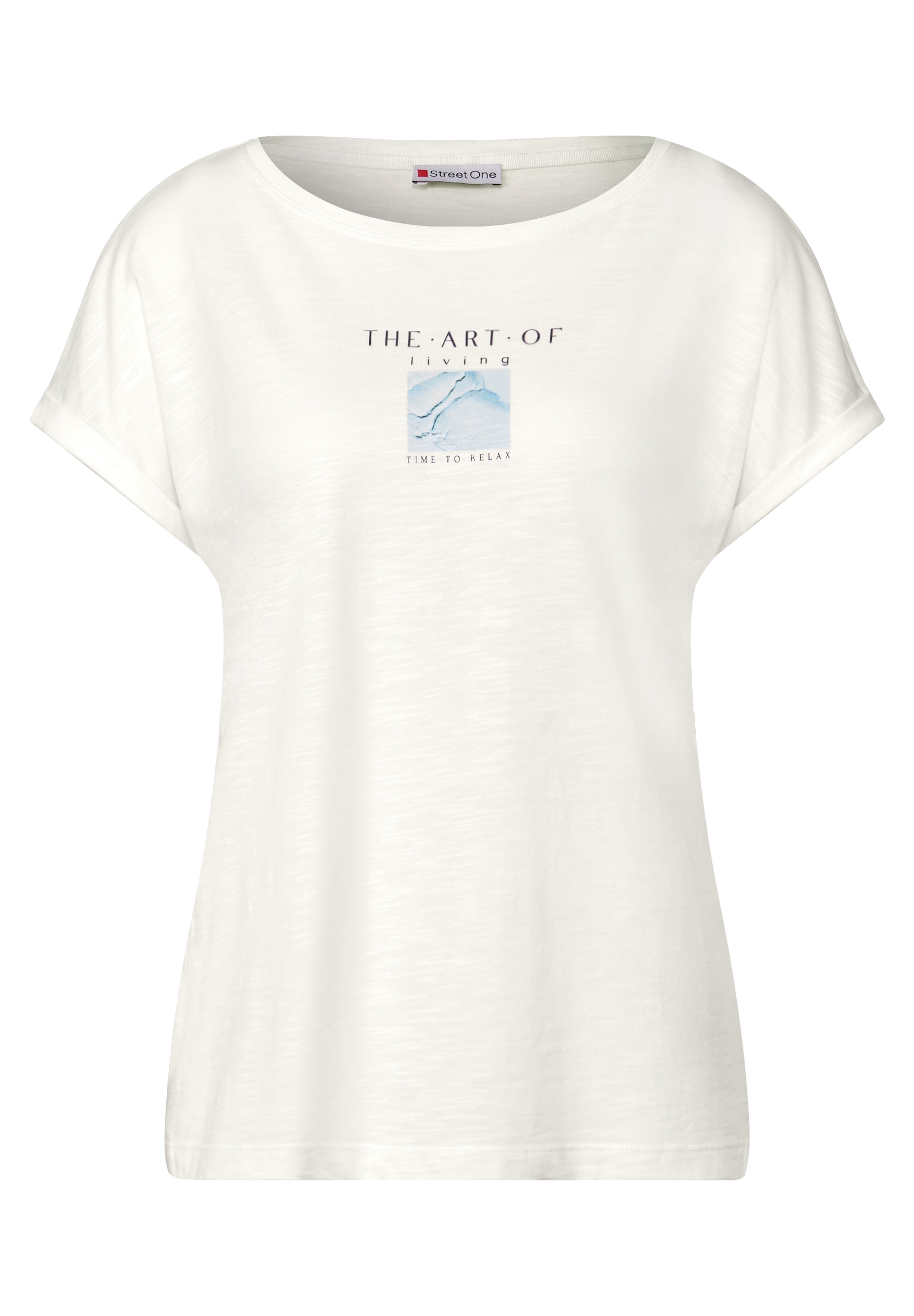 STREET ONE Shirttop , mit Frontprint und Wording Artwork