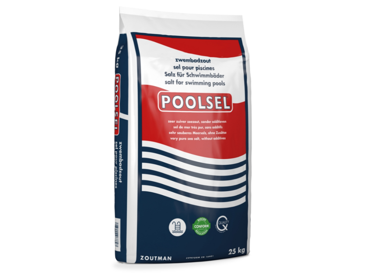 Poolsel zwembadzout - 25 kg