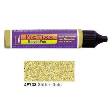 KREUL PicTixx KerzenPen Glitter-Gold 29 ml