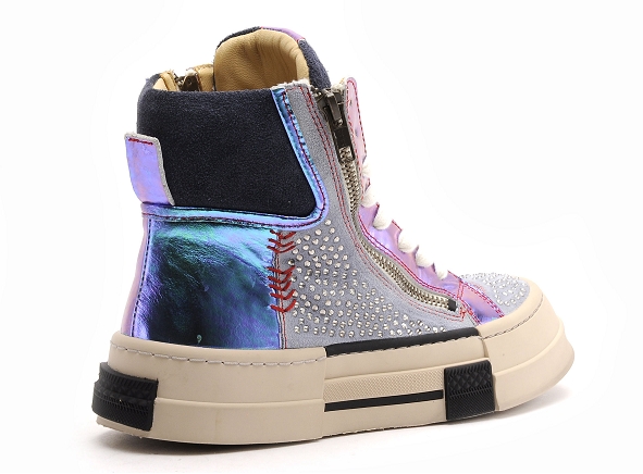 Rebecca white boots bottine plates femme x52 3 bleu