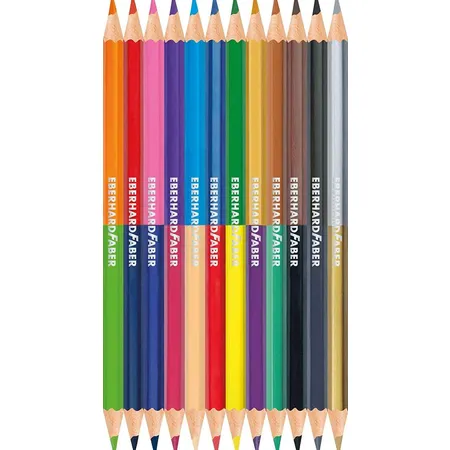Eberhard Faber Buntstift Duo hexagonal 12 Stück