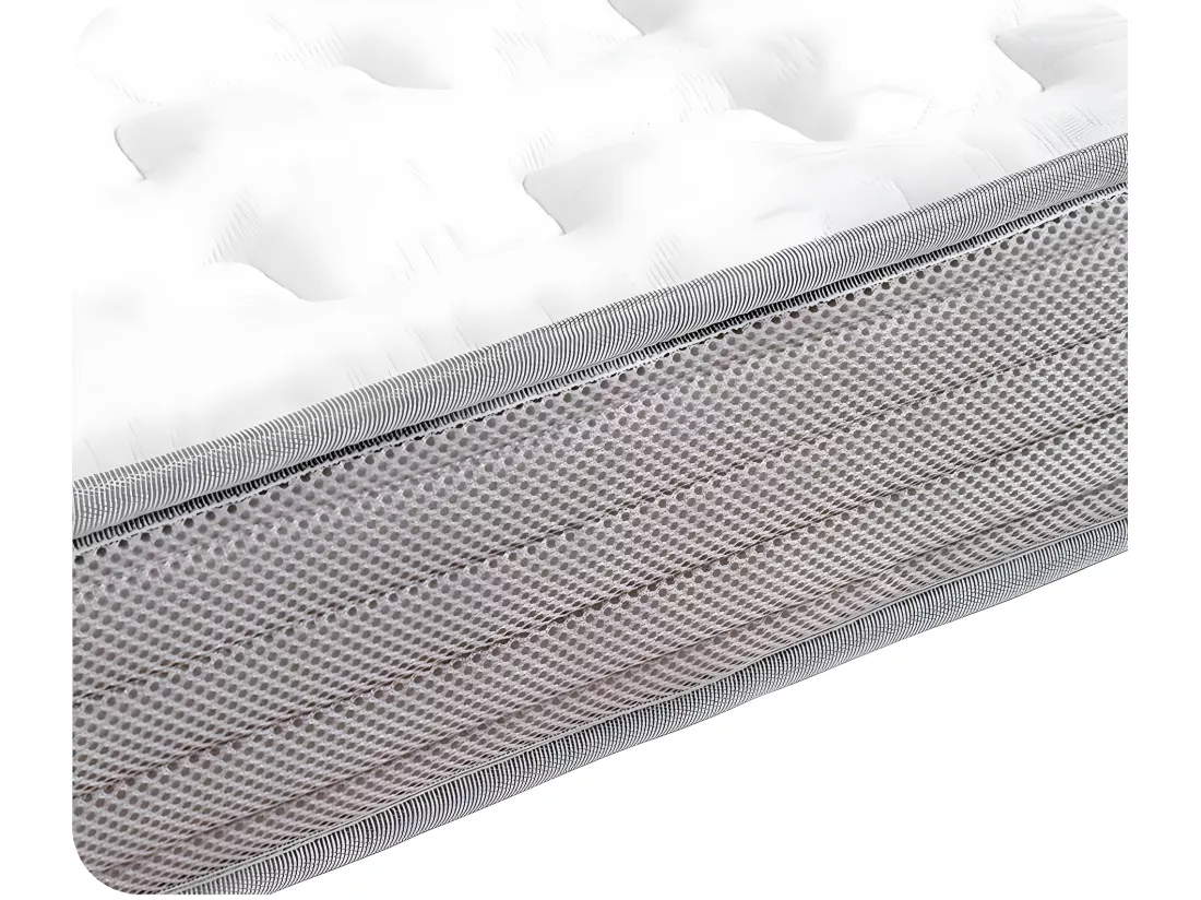 Matelas en mousse 90x190 cm mousse blanc AIATA 3D