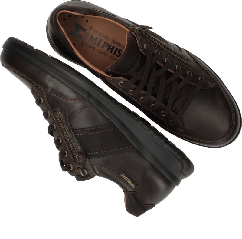 Mephisto Lisandro Sneakers Bruin Heren