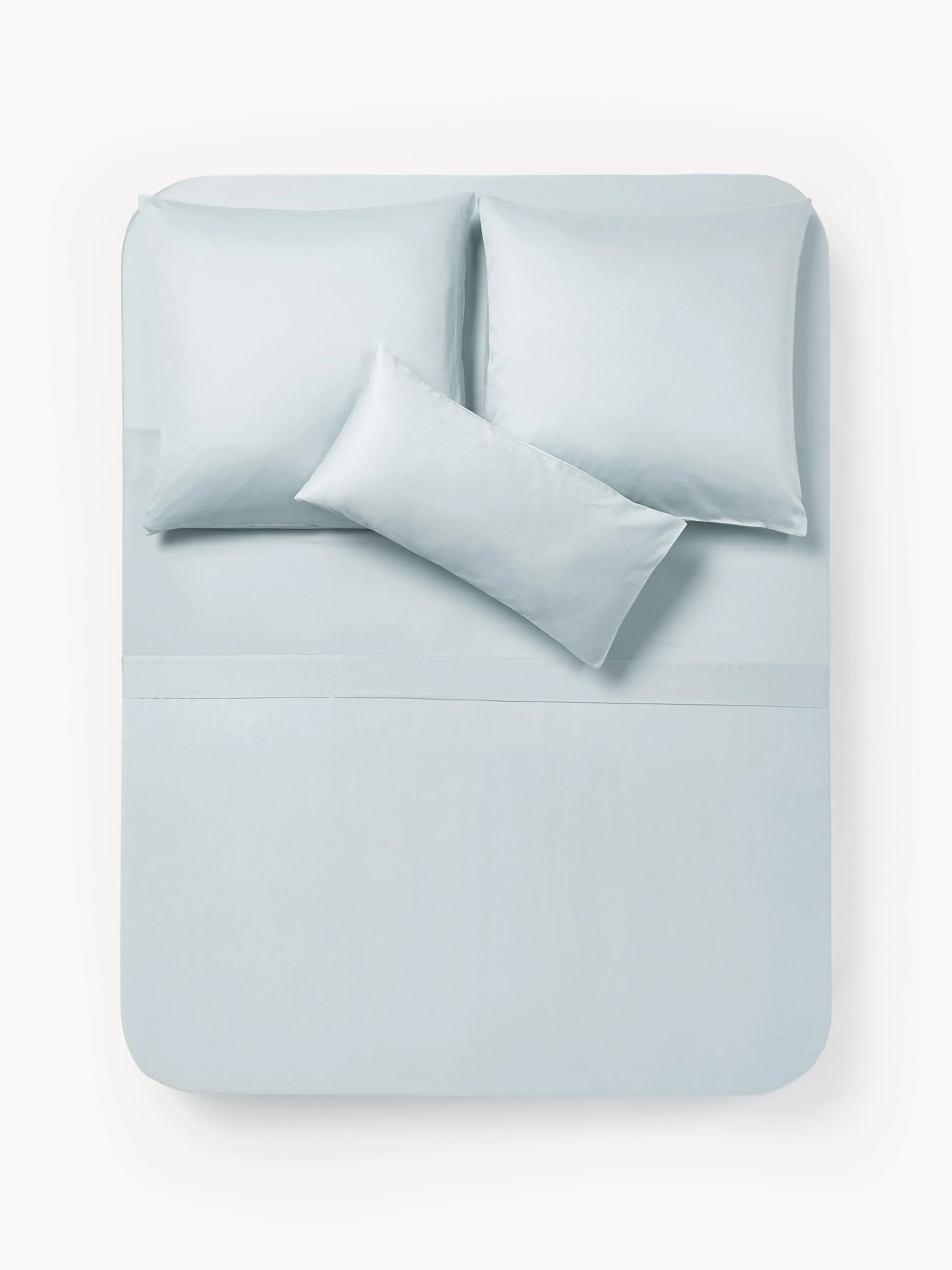 Katoensatijnen laken Comfort