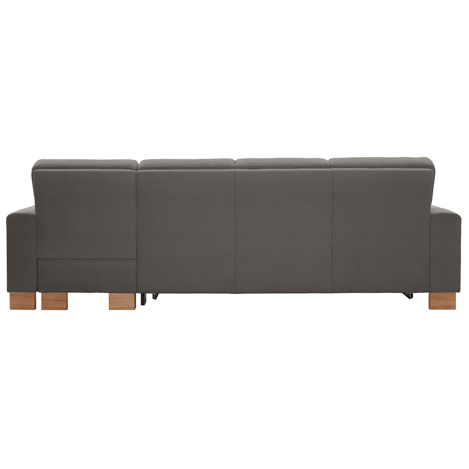 polsterpower Ecksofa - Belle grey - Basismodell - Recamiere rechts