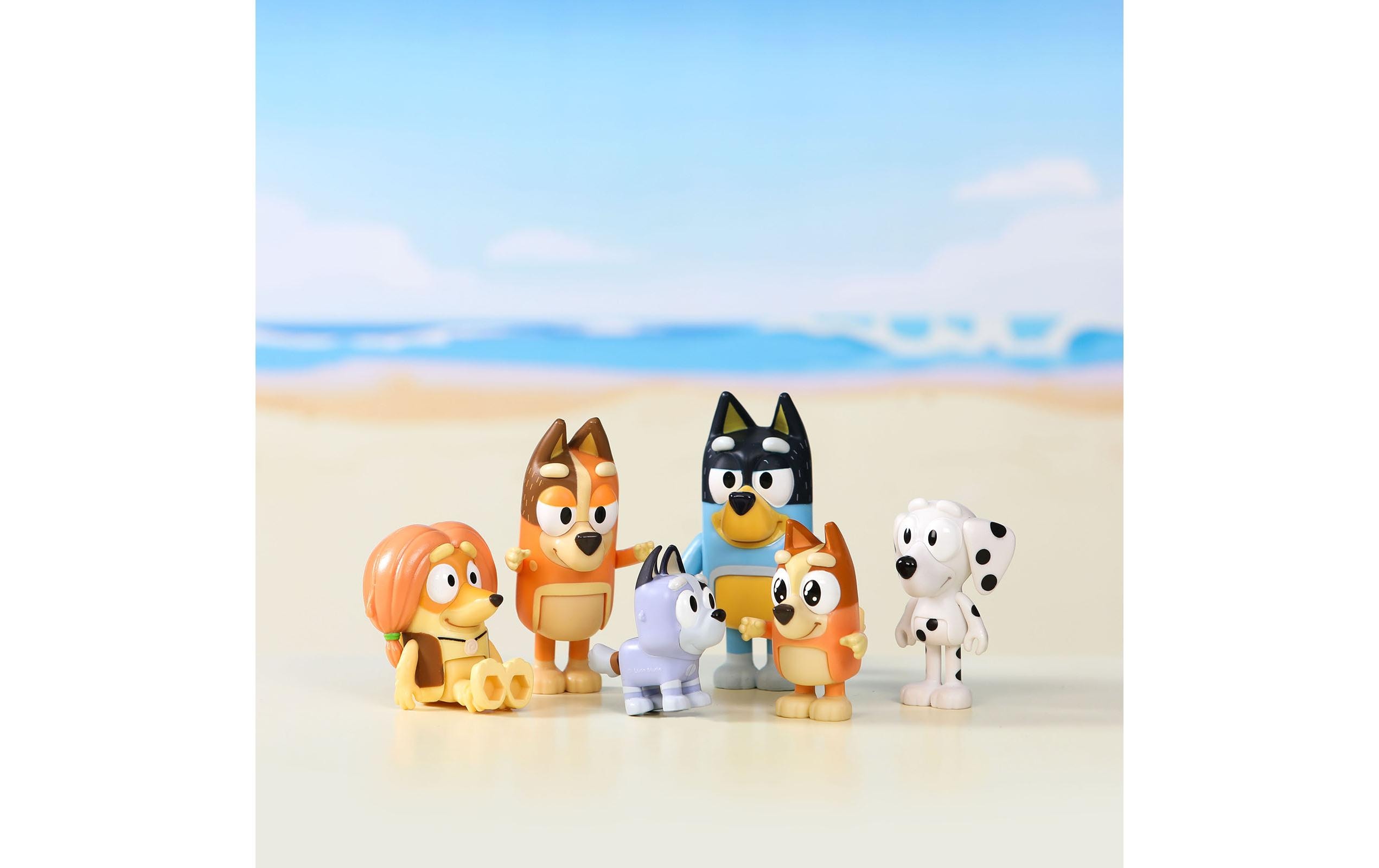 Bluey Figuren AchterpackKinderspielzeugfigur