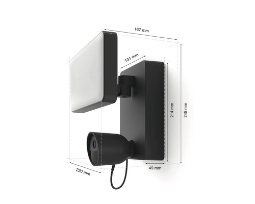 Philips Hue bewakingscamera 1920x1080 ZigBee Smart Home compatibel na uitbreiding met ZigBee repeater
