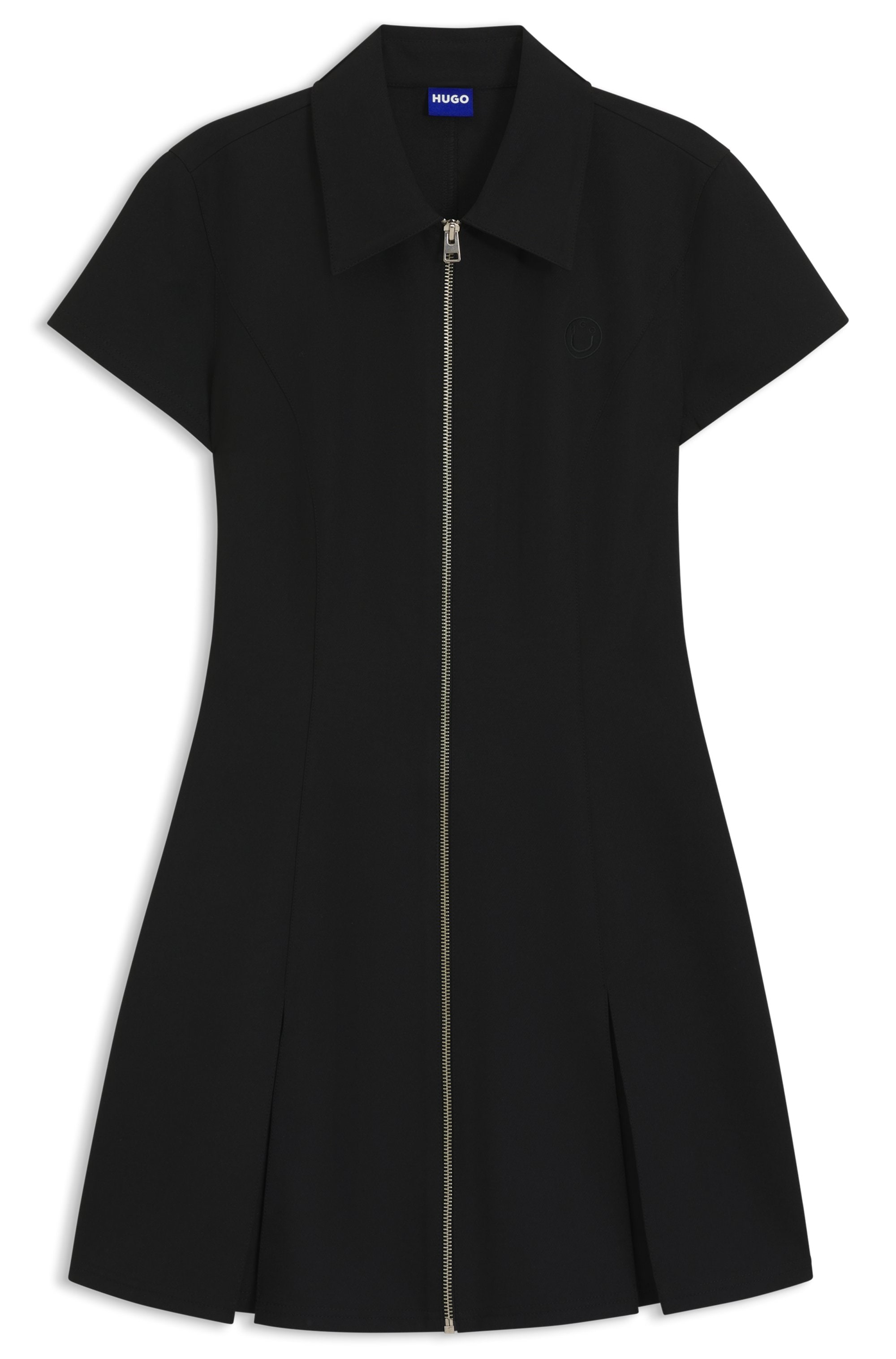 HUGO Blue Polokleid »Kahuma« Rockteil mit Kellerfalten