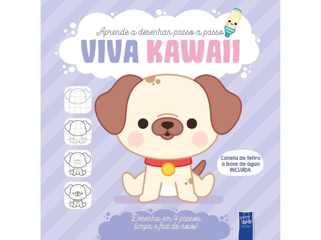 LIVRO VIVA KAWAII ROXO - CÃO