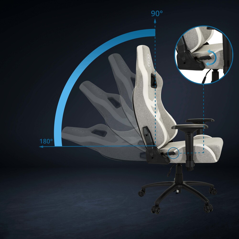 Gamingstuhl GAMEBREAKER SX 05 Kunstleder/Stoff mit Armlehnen hjh OFFICE