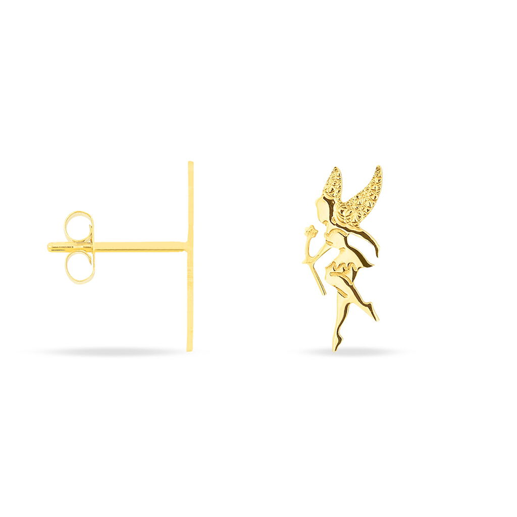 Boucles D'oreilles Puces Gabinienne Fee Or Jaune