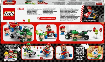 LEGO Super Mario 72034 Mario Kart – Baby Mario mot Baby Luigi