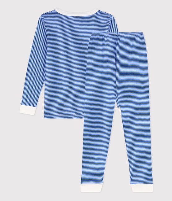 Pyjama ajusté à rayures en coton enfant