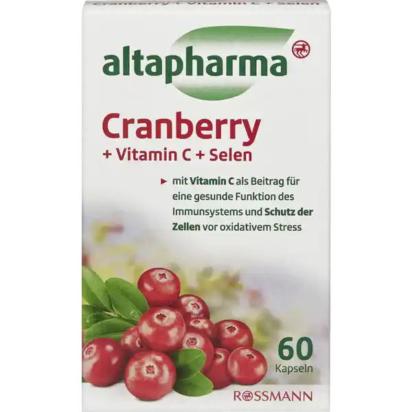 Cranberry + Vitamin C + Selen Kapseln