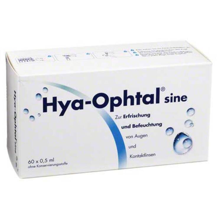 Hya-Ophtal sine Augentropfen, 60X0.5 ml