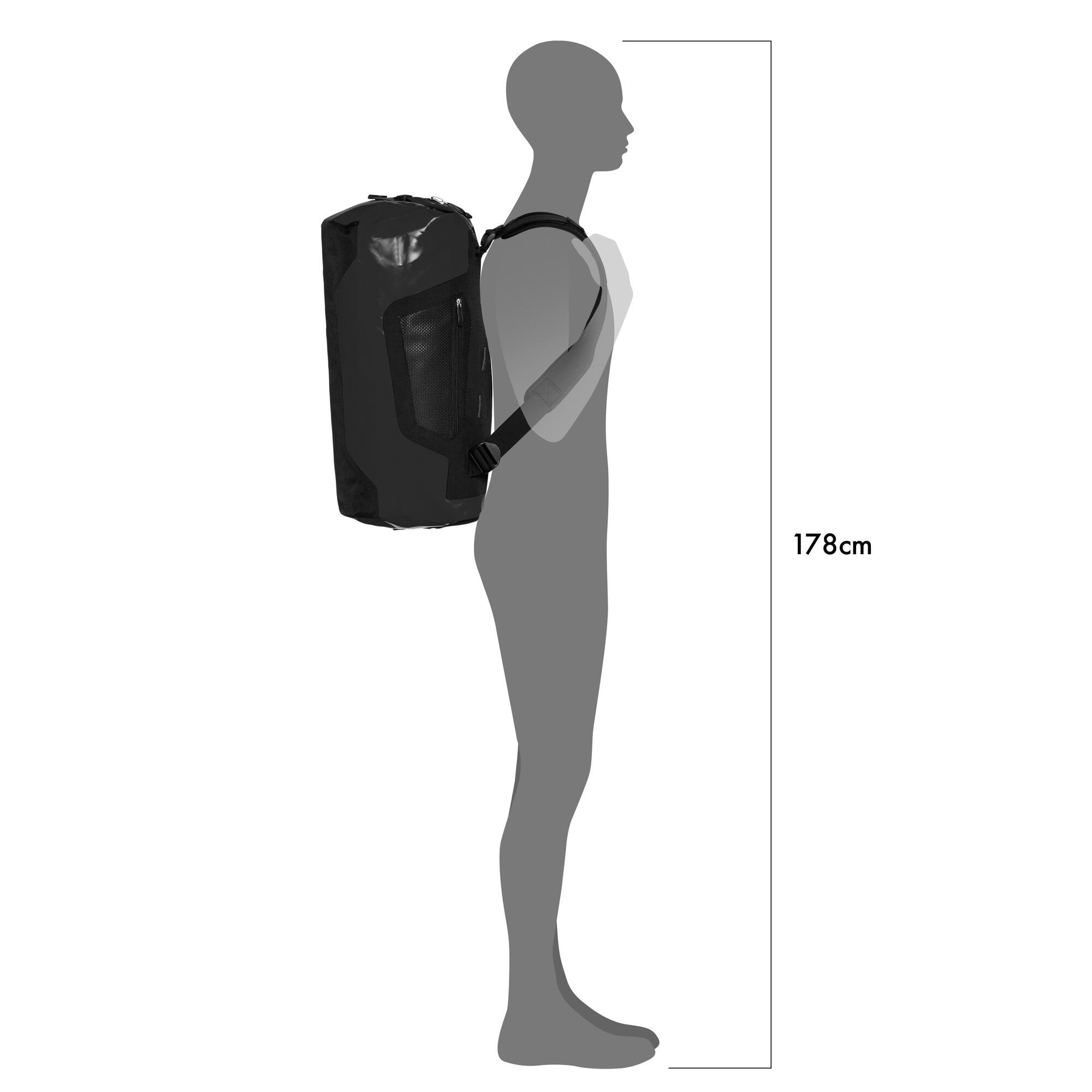 Ortlieb Duffle 40l Reisetasche schwarz