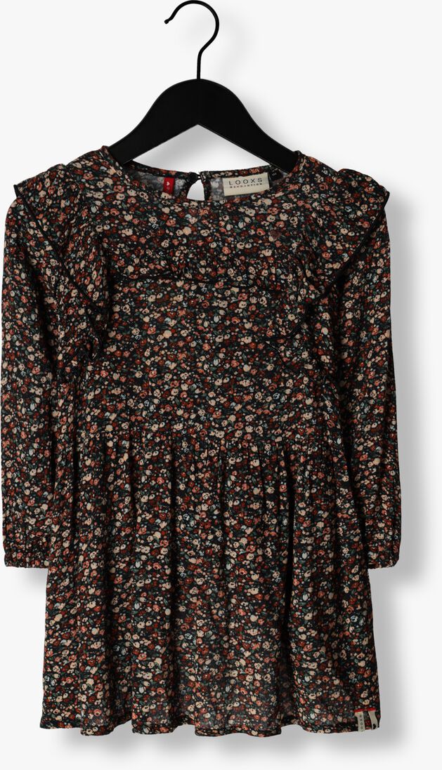 LOOXS Little bruine looxs little mini jurk 2331-7801
