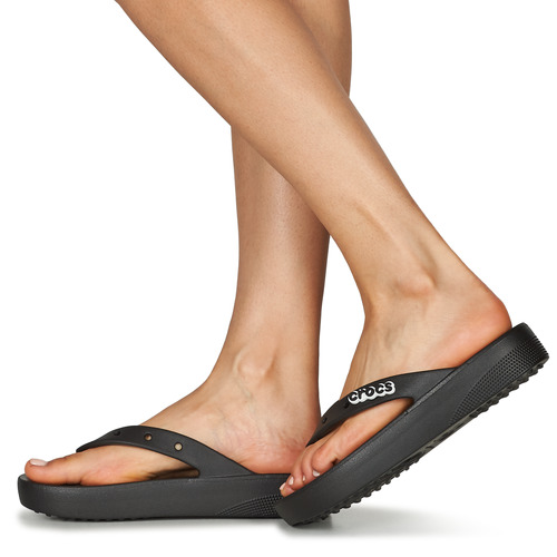 Crocs - CLASSIC PLATFORM FLIP W - Noir