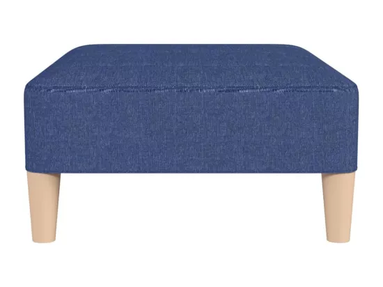 Repose-pied Bleu 78x56x32 cm Tissu