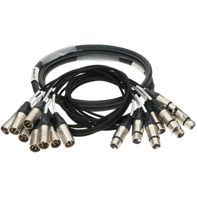 Klotz LAE08FM10.0 loom cable multikabel 8x XLR 3p male-8x XLR 3p female 10m